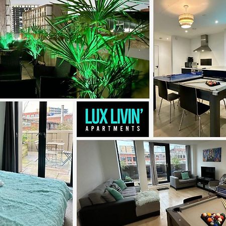 Lux Livin' Apartments - Luxury 2 Bed Apartment With Sky Garden Mánchester Exterior foto