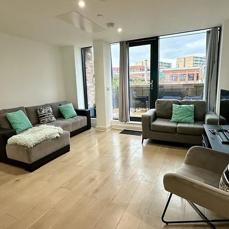 Lux Livin' Apartments - Luxury 2 Bed Apartment With Sky Garden Mánchester Exterior foto