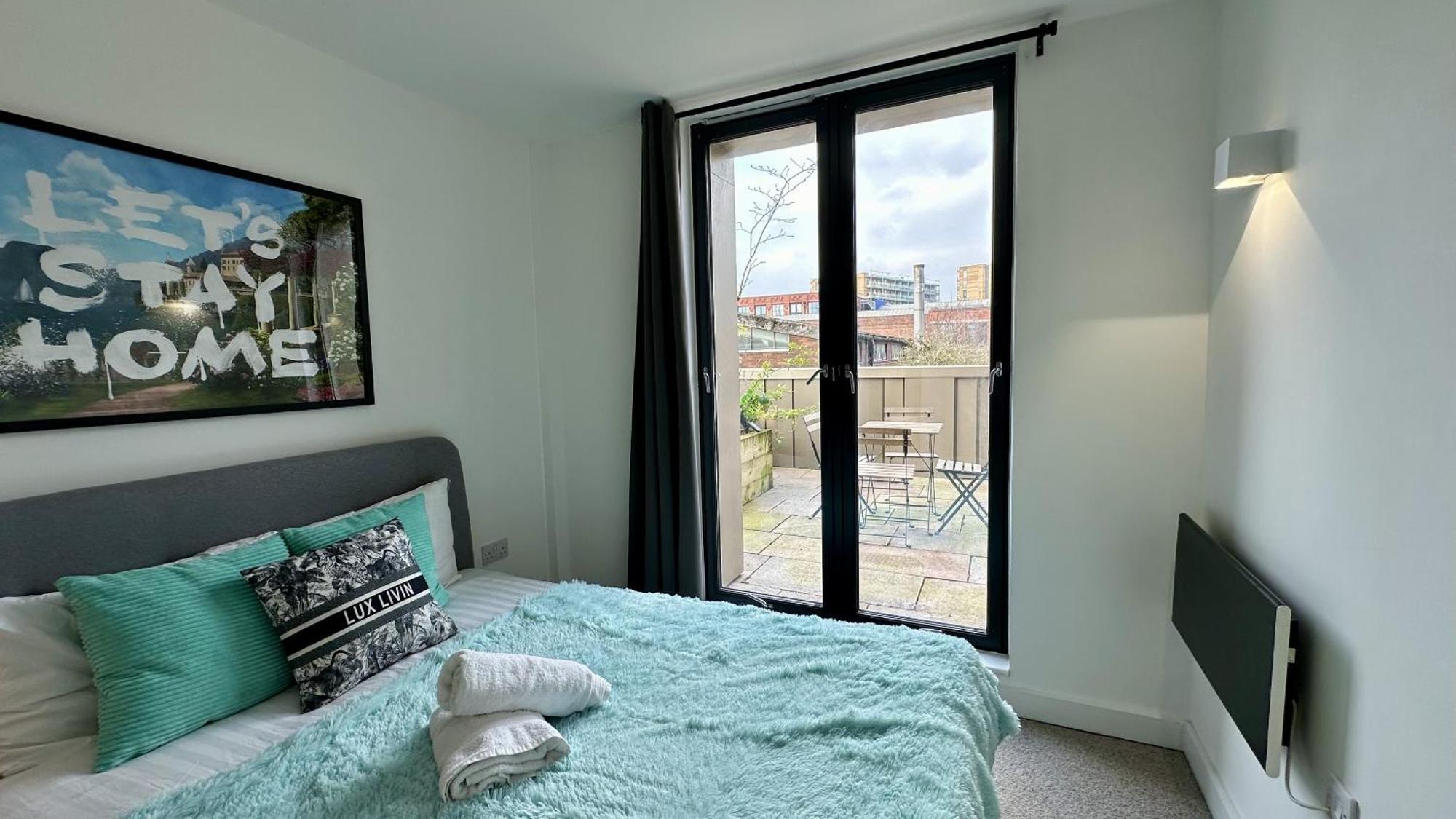 Lux Livin' Apartments - Luxury 2 Bed Apartment With Sky Garden Mánchester Exterior foto