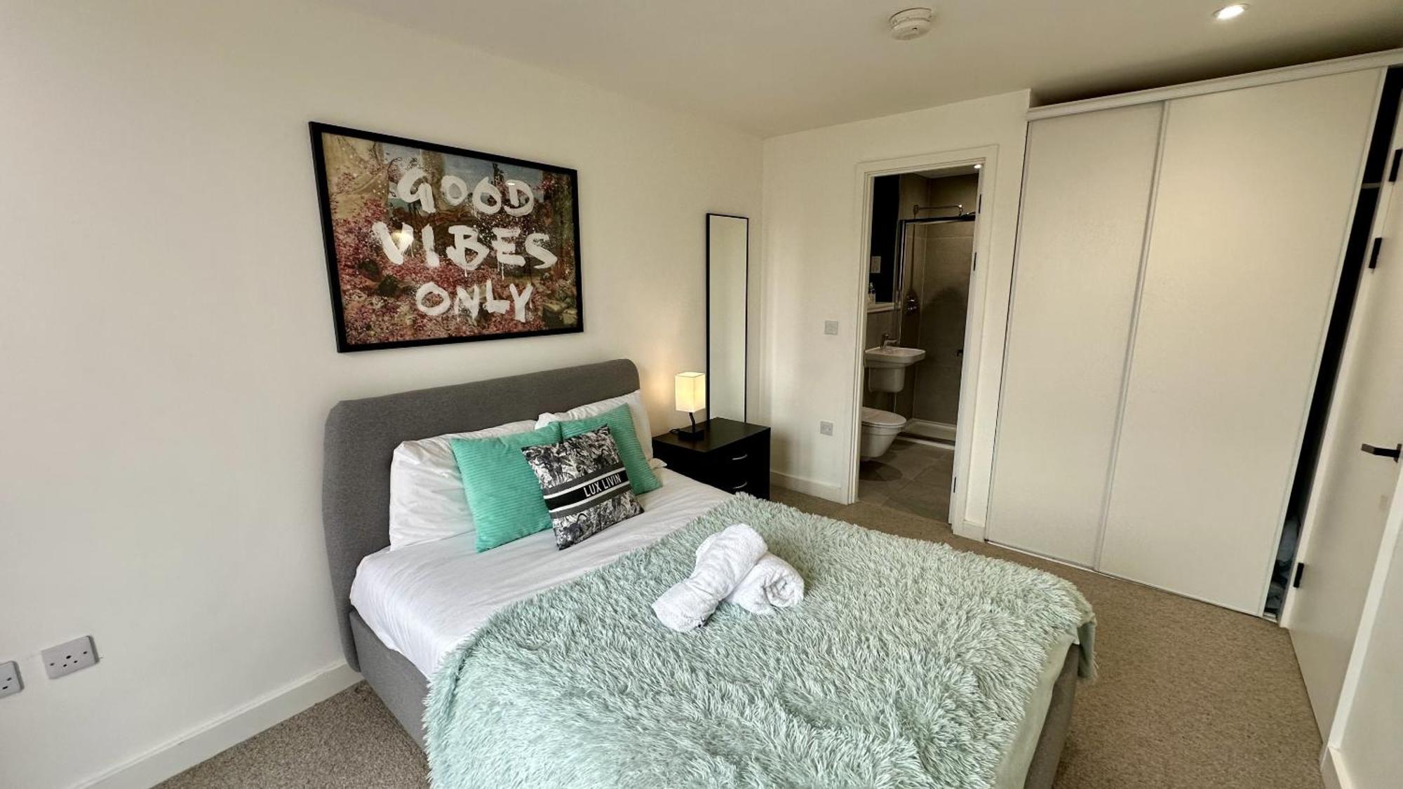 Lux Livin' Apartments - Luxury 2 Bed Apartment With Sky Garden Mánchester Exterior foto